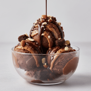 Gelato Almond Fudge Browine